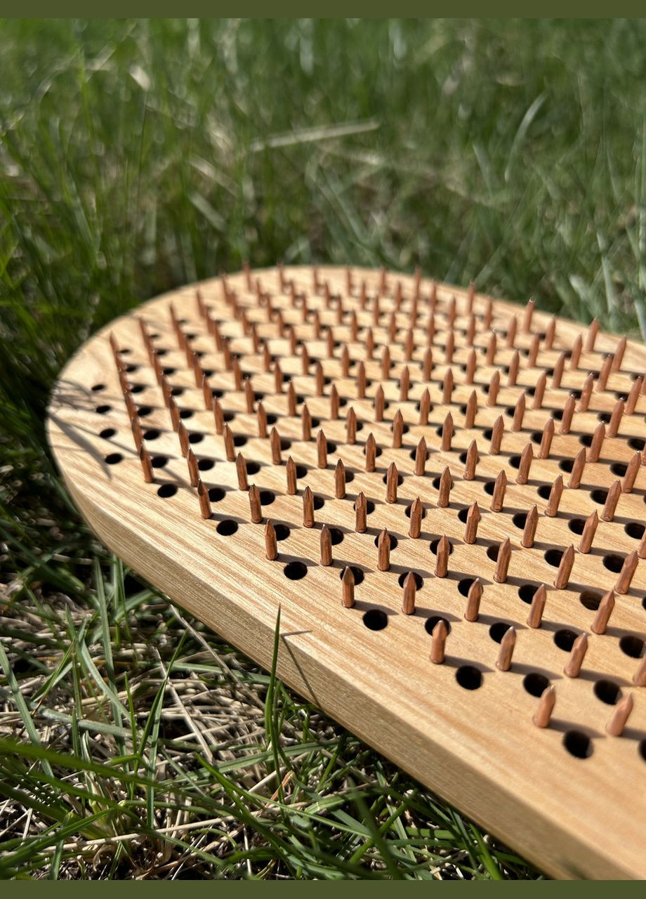 Доска для новичков Садху шаг 10 мм медные гвозди. Доска с гвоздями. Sadhu board. Handmade (361384779)