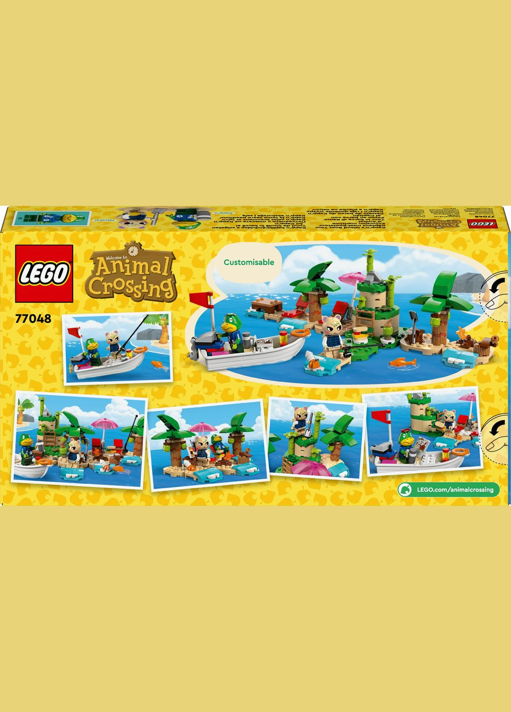 Конструктор Animal Crossing Острівна екскурсія Kapp'n на човні, 233 деталі () Lego 77048 (328400366)
