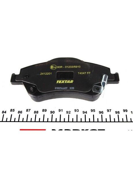 Колодки тормозные (передние) Toyota Auris/Corolla 06- (Bosch) Q+ 2412201 UA63 Textar (339636497)