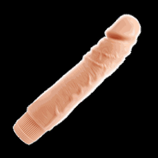 Вібратор - Barbara Dybbuk Vibrator 9,5" Flesh - Реалістичні вібратори LyBaile (335863182)