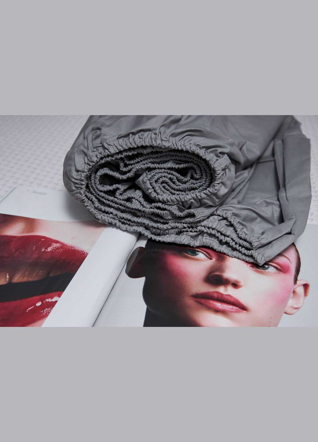 Простирадло на резинці Бязь Gold Люкс 90х190х25 см (MS-850000263) Moon&Star Gray (295438929)