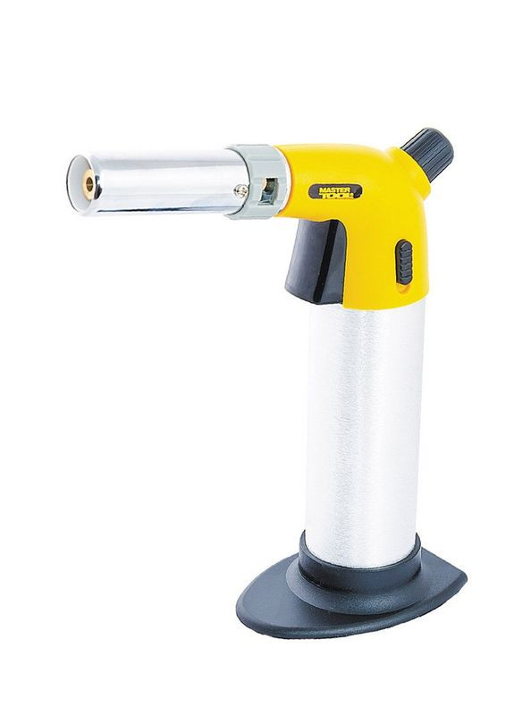 Горелка газовая "Вулкан" пьезоподжиг/керамическая защита Ø22 мм/1300°С с резервуаром 44-5026 Mastertool (365626606)