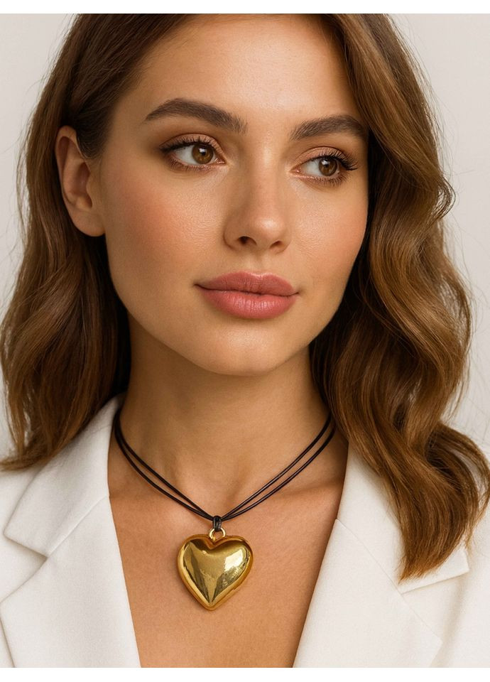 Шнурок с кулоном сердце 5146 LeBijou (369374604)