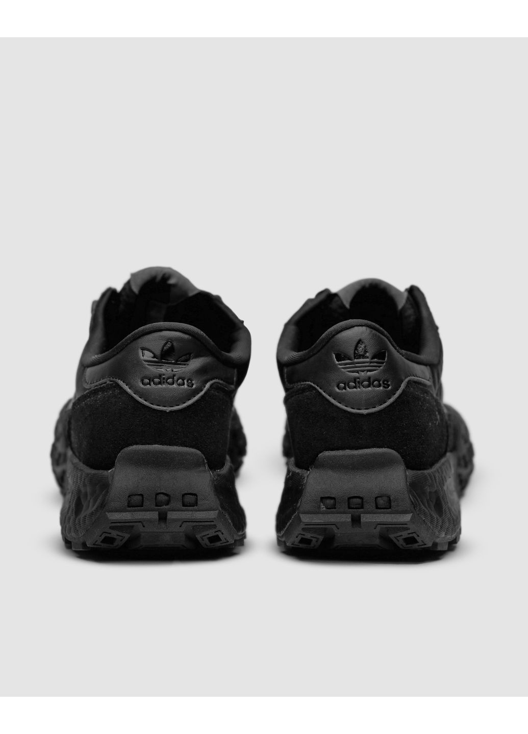 Чорні Осінні кросівки чоловічі adidas retropy e5 total black адідас ретропи е5 No Brand