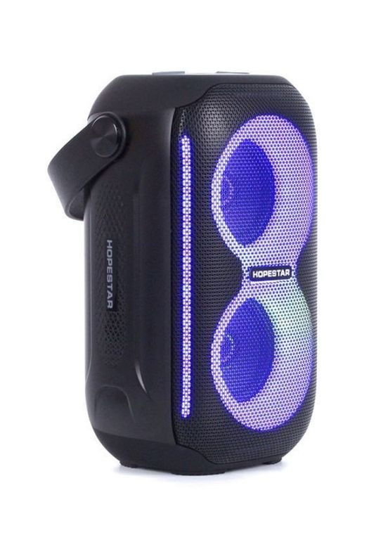 Музична колонка бездротова з підсвічуванням чорний (2390000011) Hopestar Party 200 Mini (340912470)