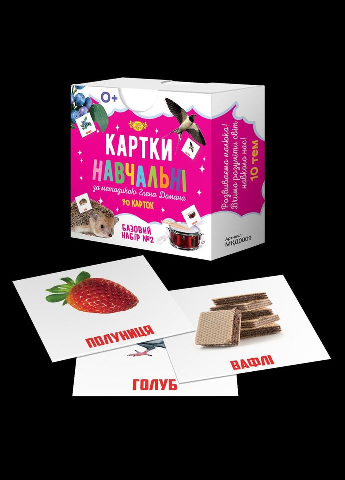 Картки навчальні Глена Домана №2 MKD0009 рус Майстер (308861962)