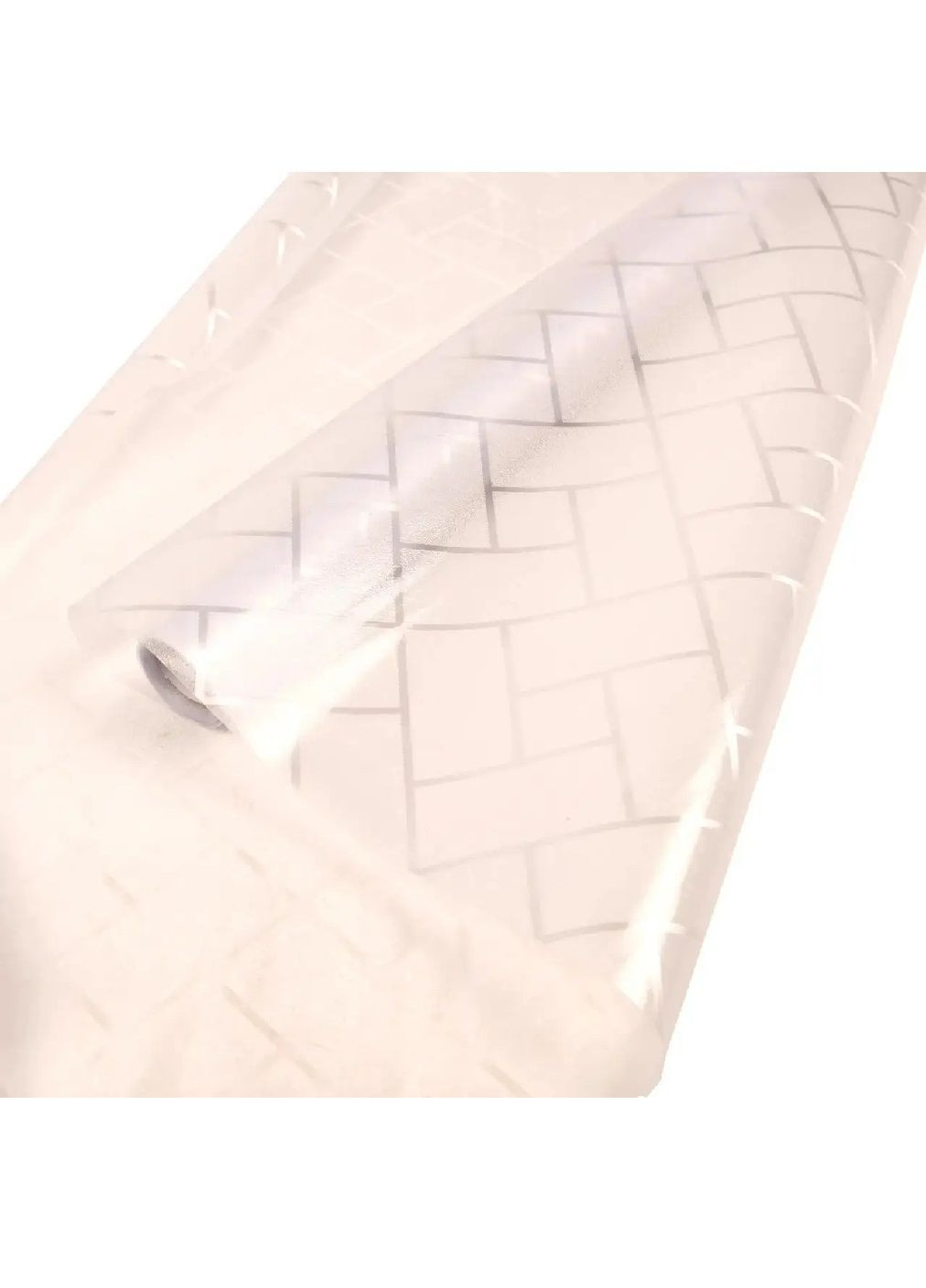 Вітражна самоклеюча плівка на віконне скло для декору захисту від сонця 200х60 см (481778-Prob) Візерунок з ромбами Unbranded (366258464)