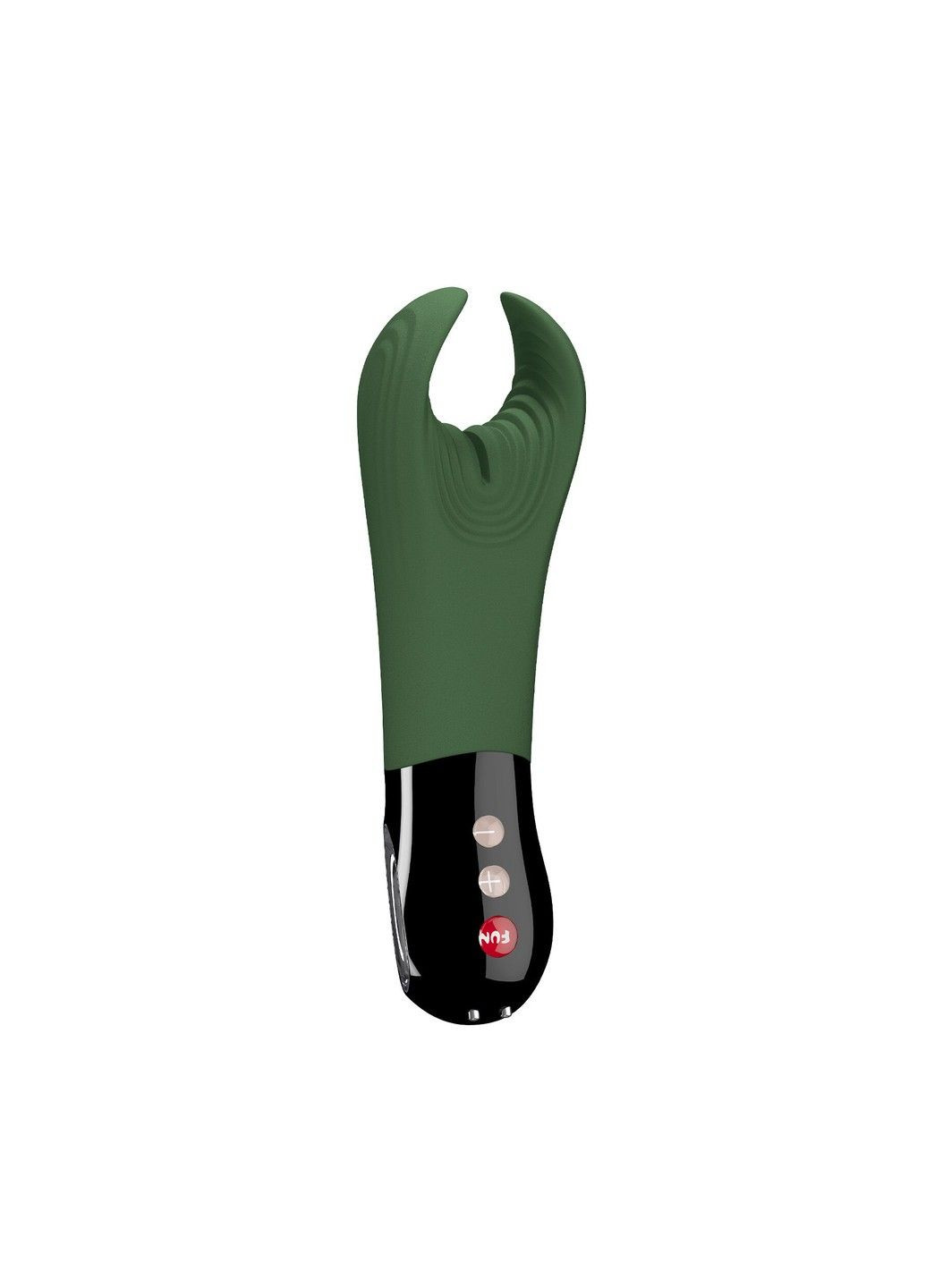 Вібратор для пеніса MANTA moss green/black, підходить для парних ігор Fun Factory (332769488)