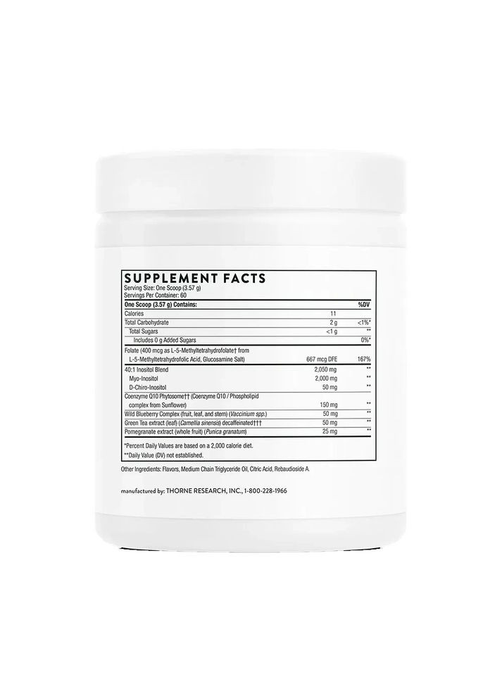 Підтримка здорової функції яєчників Ovarian Care Thorne смак ягідної суміші 214 г Thorne Research (369609134)