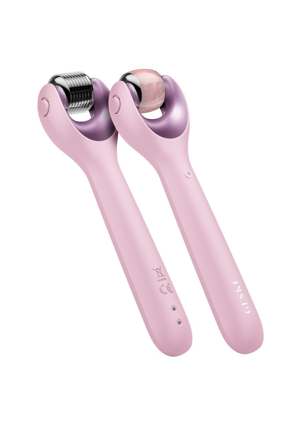 Электронный роллер для лица с микроиглами MicroNeedle Face Roller 9в1 pink GESKE (341526073)
