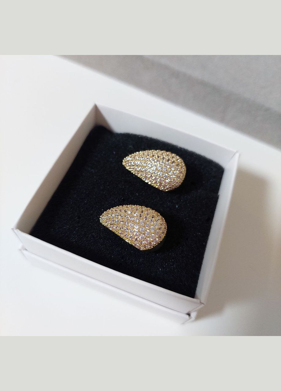 Сережки вечірні жіночі з камінцями DeKolie (283022682)