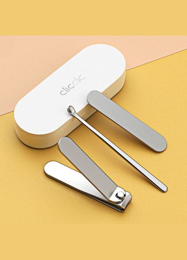 Набор для маникюра Xiaomi ClicClic Professional Stainless Steel Nail Clippers Set QWZJD001 CTT0001CN HOTO (293346313)