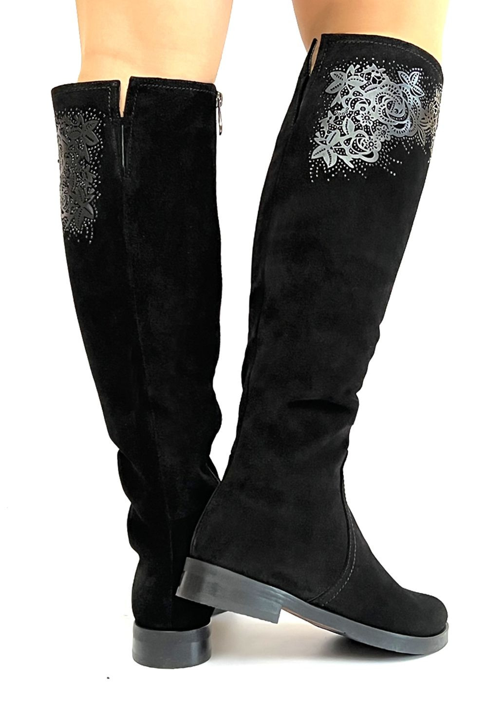 Високі чоботи з натуральної замші. Angels (360648425)