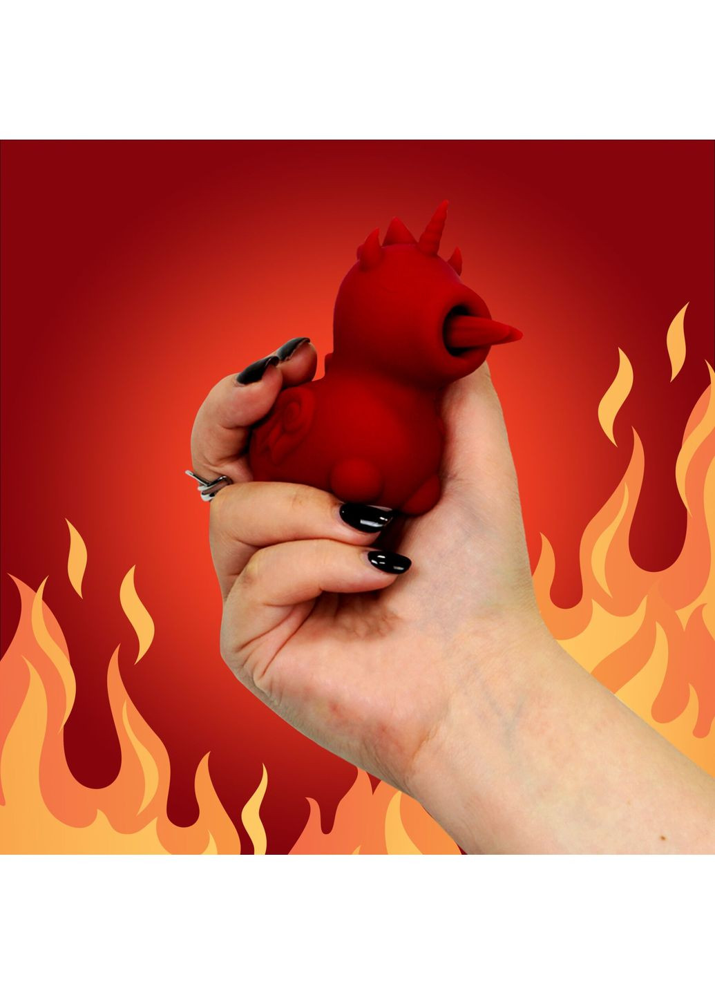 Вібратор-єдиноріжка – Blaze Diablo, пестливий роздвоєний язичок Unihorn (369945643)