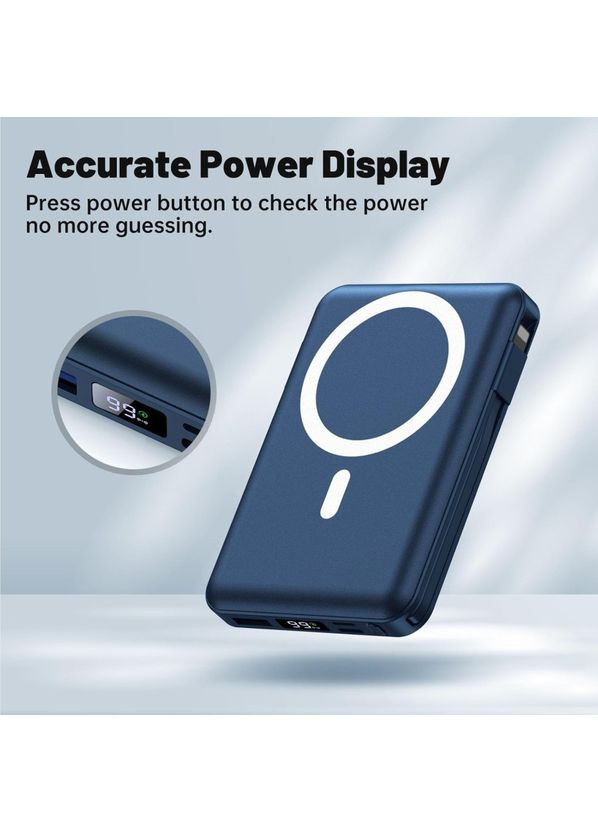 Повербанк Yiisonger KT-D011 MagSafe 10000mAh 18W Black Hoco (372177634)