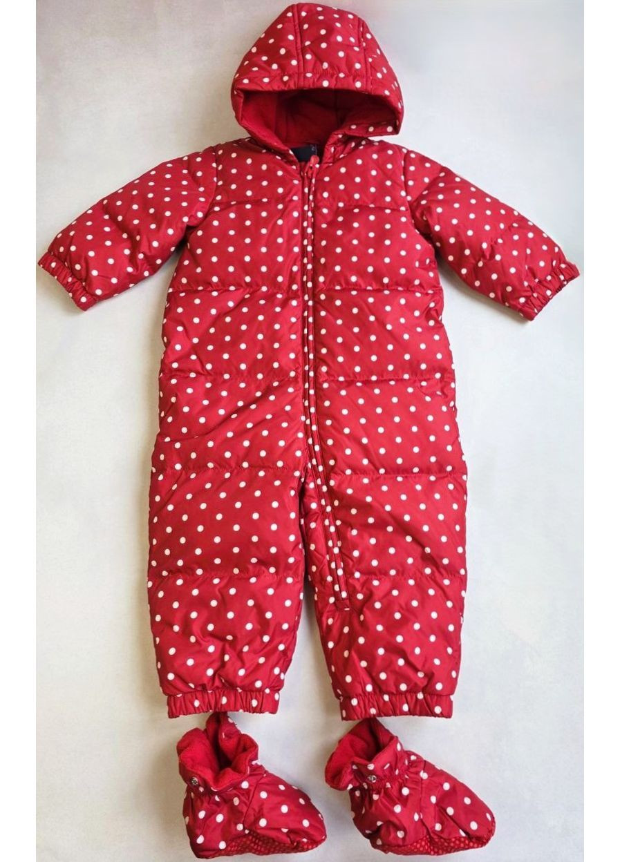 Дитячий зимовий комбінезон на флісі для дівчаток Gap Комбінезон (369010292)