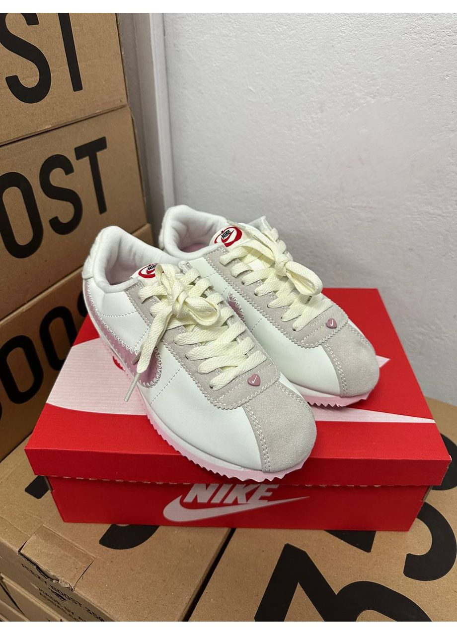 КРОСІВКИ ЖІНОЧІ NIKE CORTEZ LEATHER VALENTINES DAY НАЙК КОРТЕЗ No Brand комбіновані демісезони (367172977)