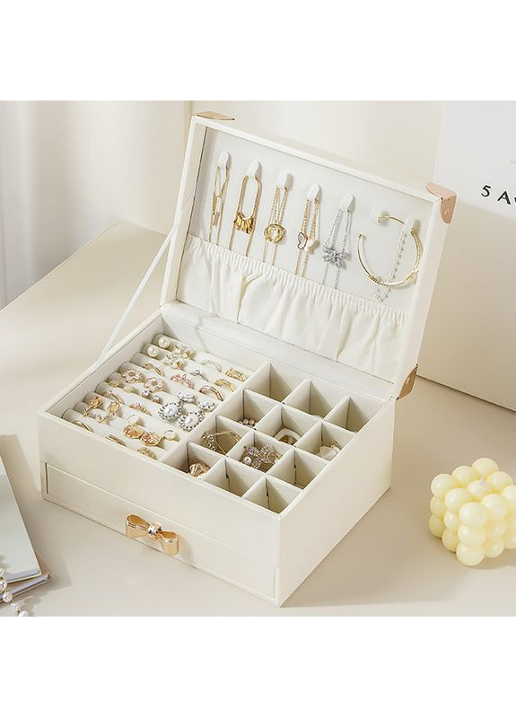 Шкатулка SP-01261 для украшений и ювелирных изделий двухуровневая 230*170*115 мм Casegrace (362456109)