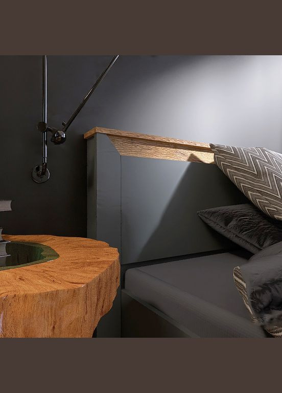 Ліжко двоспальне Нордік-1600 (щит ДСП під матрац) 160х200 см (EVR-5558) Еверест (311684678)