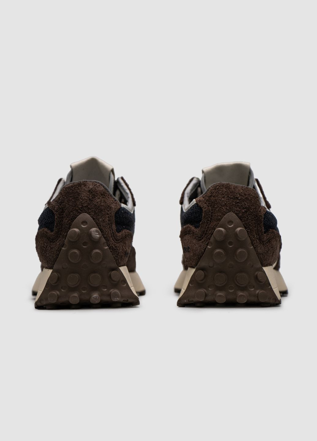 Кроссовки женские New Balance Brailed Rich Earth Brown No Brand 327 коричневые демисезоны (336377331)