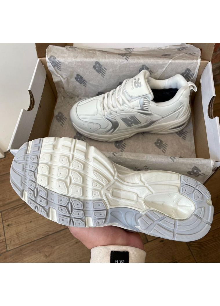 КРОСІВКИ ЖІНОЧІ NEW BALANCE 530 WHITE LEATHER НЬЮ БЕЛАНС 530 No Brand білі зими (367114993)