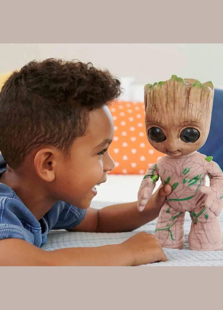 Интерактивная плюшевая игрушка Marvel Guardians of The Galaxy Крутая Группа 28 см HJM23 Fisher Price (316468318)