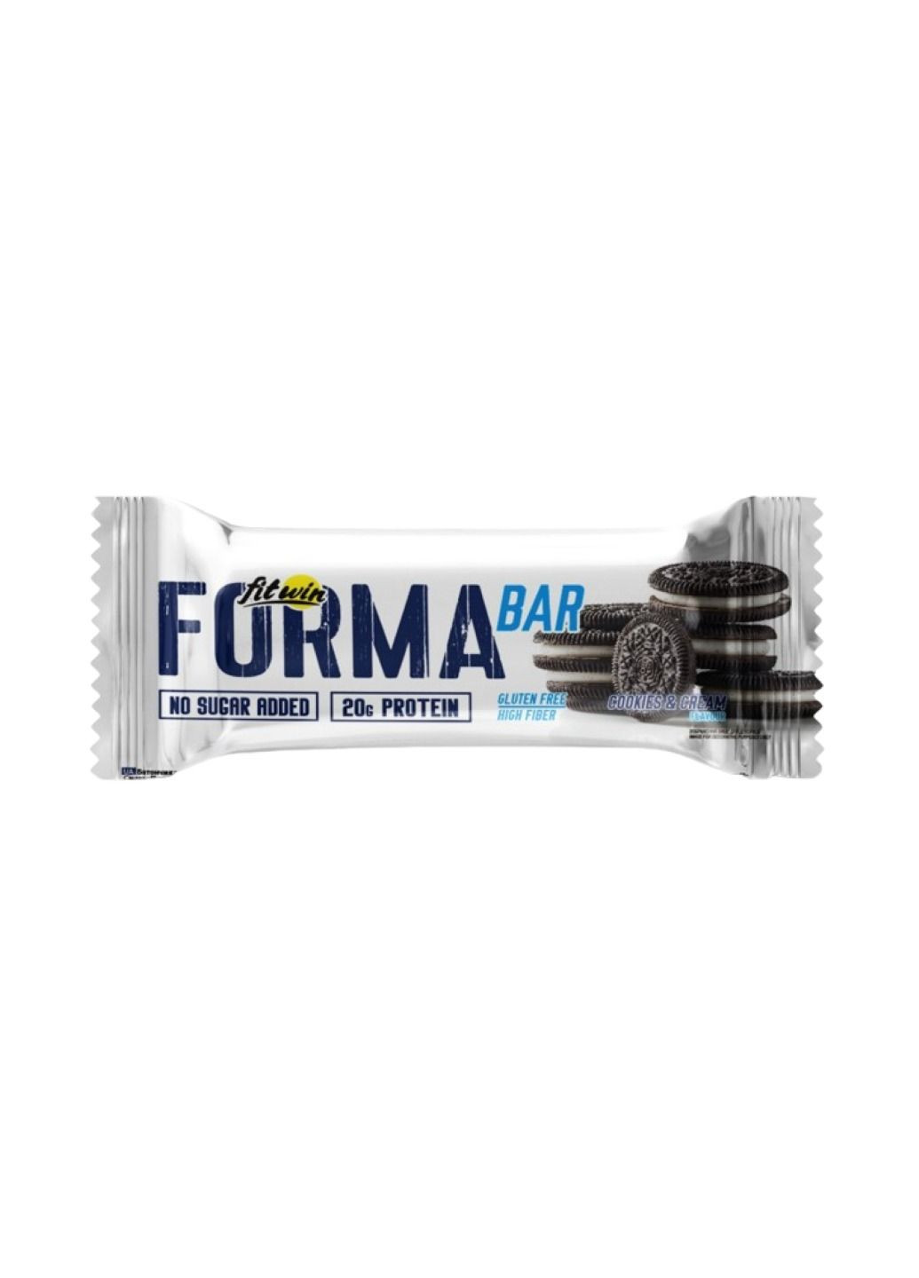 Протеиновые батончики Forma Bar - 12x60g Cookies and Cream FitWin (288677492)