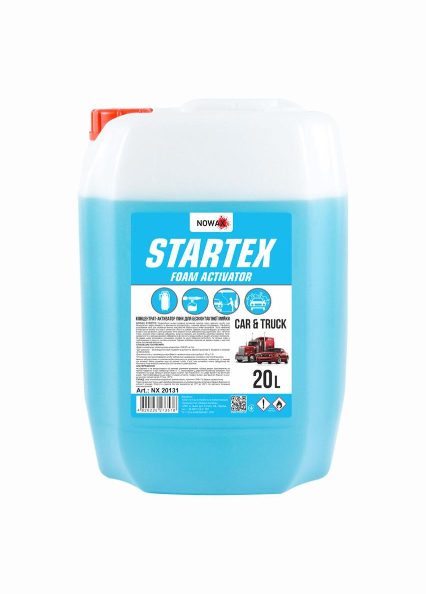 Активна піна Startex Foam Activator для безконтактного миття концентрат 20 л Nowax (280876884)