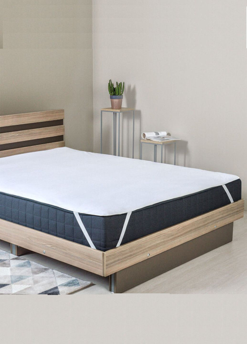 Наматрацник "Aqua Stop" 180х200 см (з еластичними стрічками по кутах), Білий IDEIA (373931303)