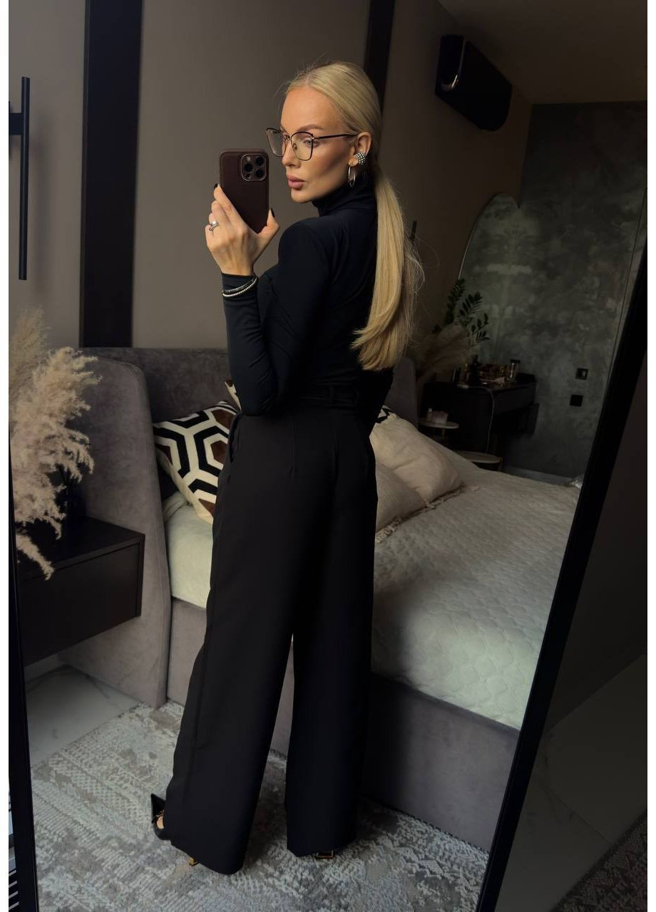 Женские брюки-палаццо с высокой посадкой MonCher (369733348)