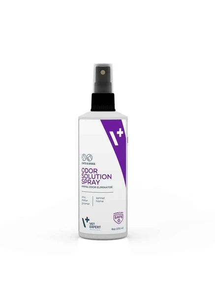 Спрей для усунення неприємних запахів тварин Odor Solution Spray (Вет Експерт) 250 мл VetExpert (393134741)