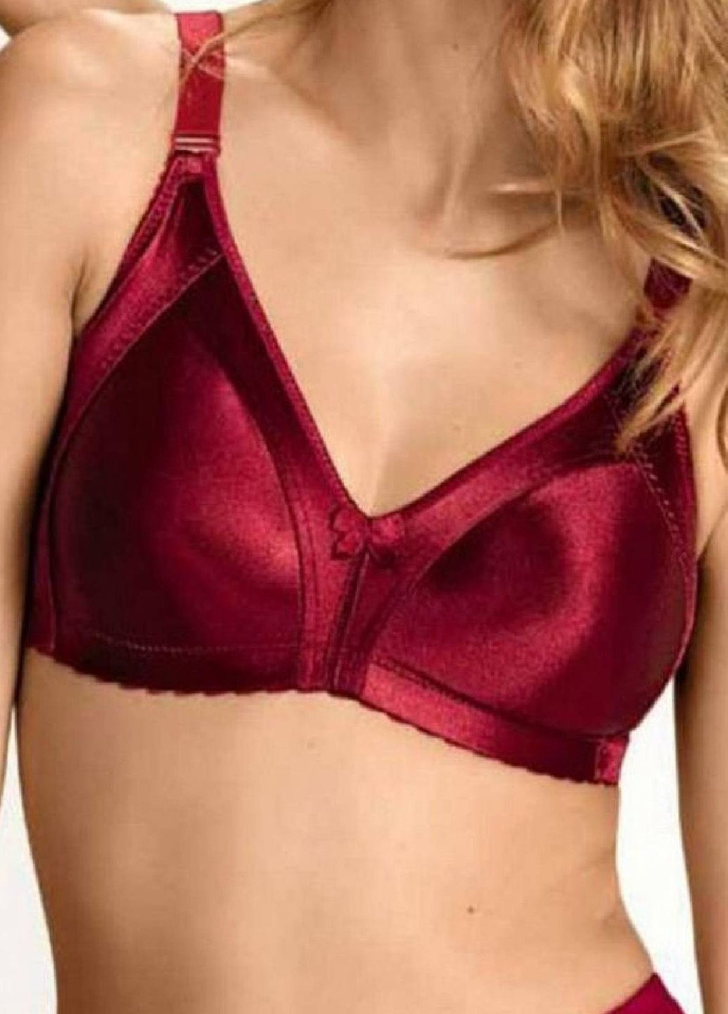 Бордовый бюстгальтер Naturana