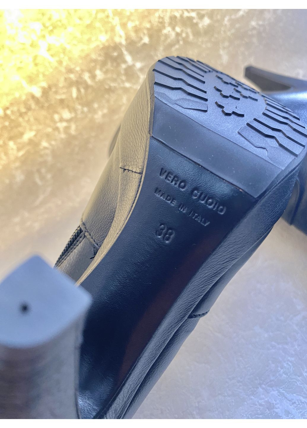 Напівчоботи шкіряні чорні Orietta Mancini (373130695)