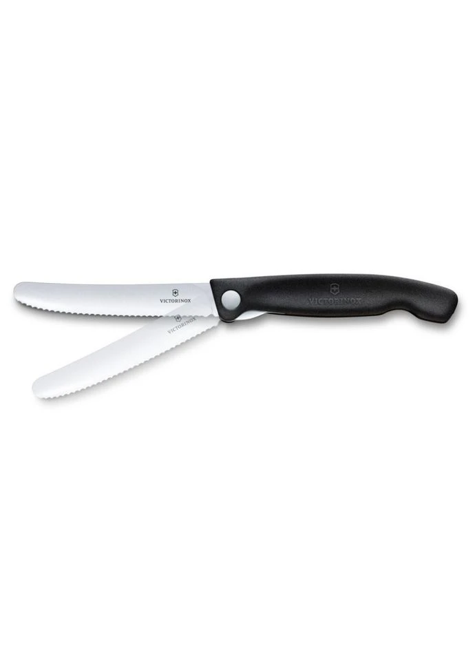 Складаний ніж для пікніка Swiss Classic 11см хвил чорн 6.7833.F Victorinox (386505266)