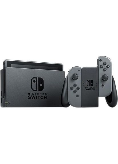 Портативная игровая приставка with Gray Joy Con Nintendo Switch (314927653)