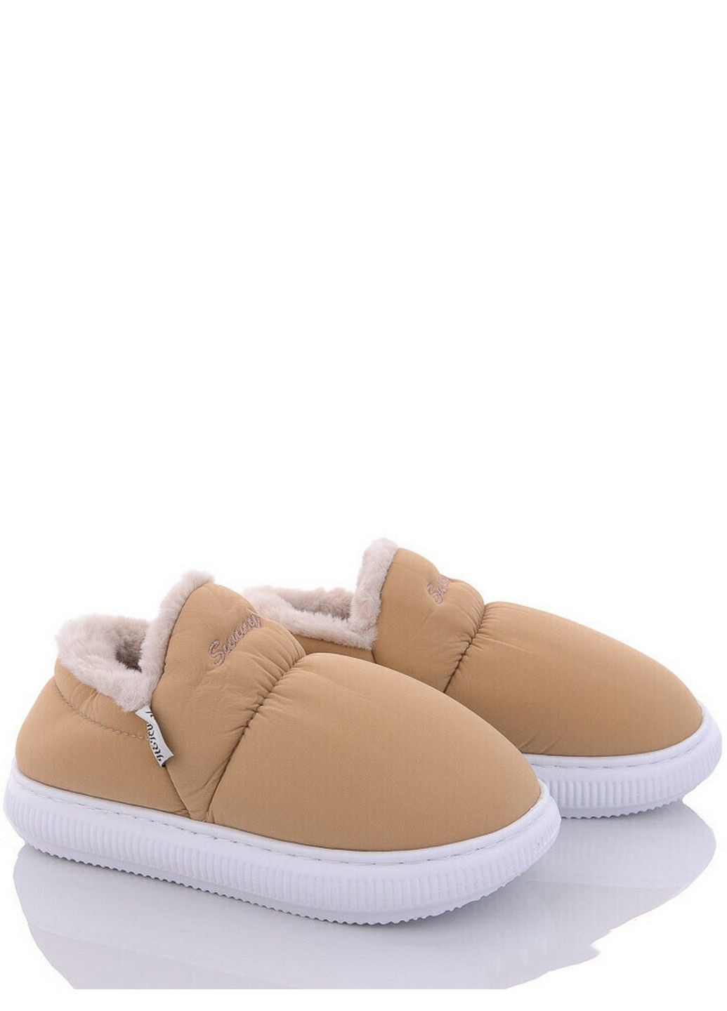 Бежевые комнатные тапочки m5822-5 Luck Line