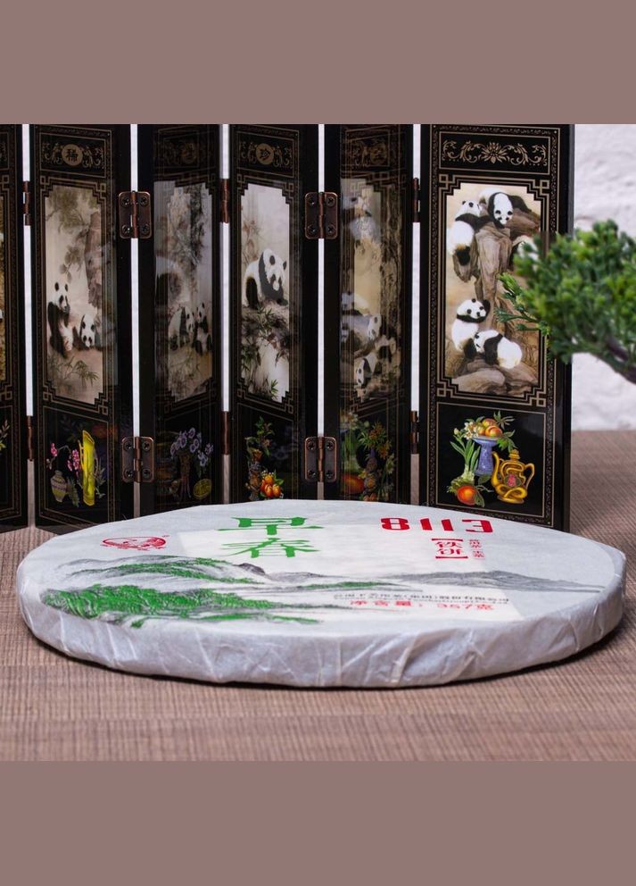 Шен пуер Ся Гуань Рання Весна 8113 2015 р. - млинець, 357 г Xiaguan (305195939)