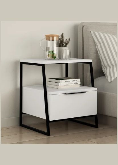 Прикроватная тумба из дерева Бикеле 60 венге-зефир (ПТМ-60161220) No Brand (328076631)