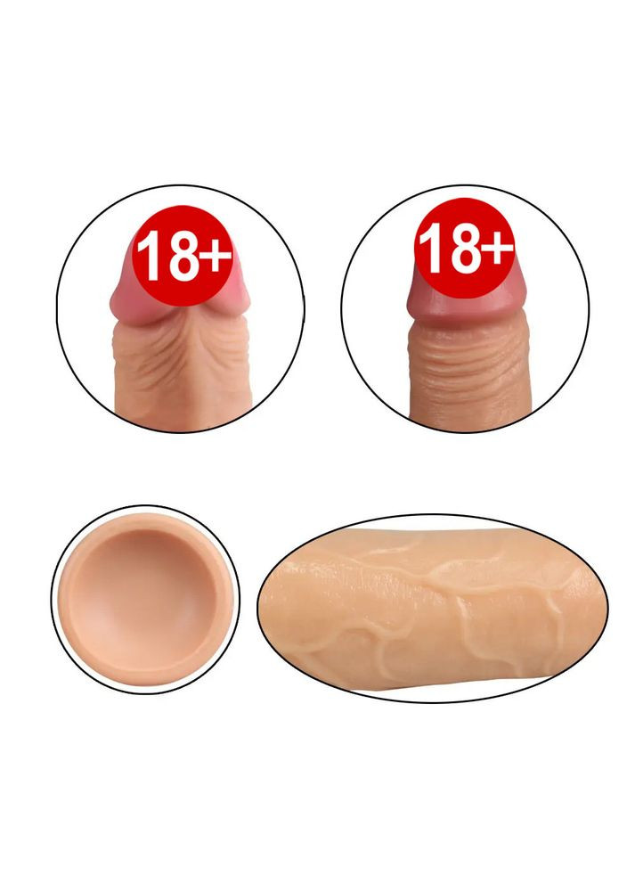 Фалоїмітатор на присоску Nature Cock 18 см реалістичний Lovetoy (303885585)