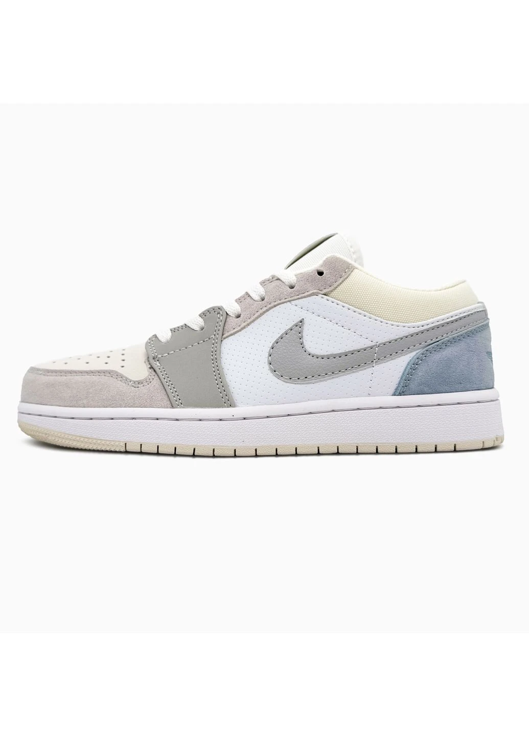 Кросівки жіночі і чоловічі Nike Air Jordan 1 Low Grey | Найк Аір Джордан Ретро 30 сірі демісезони (375297228)