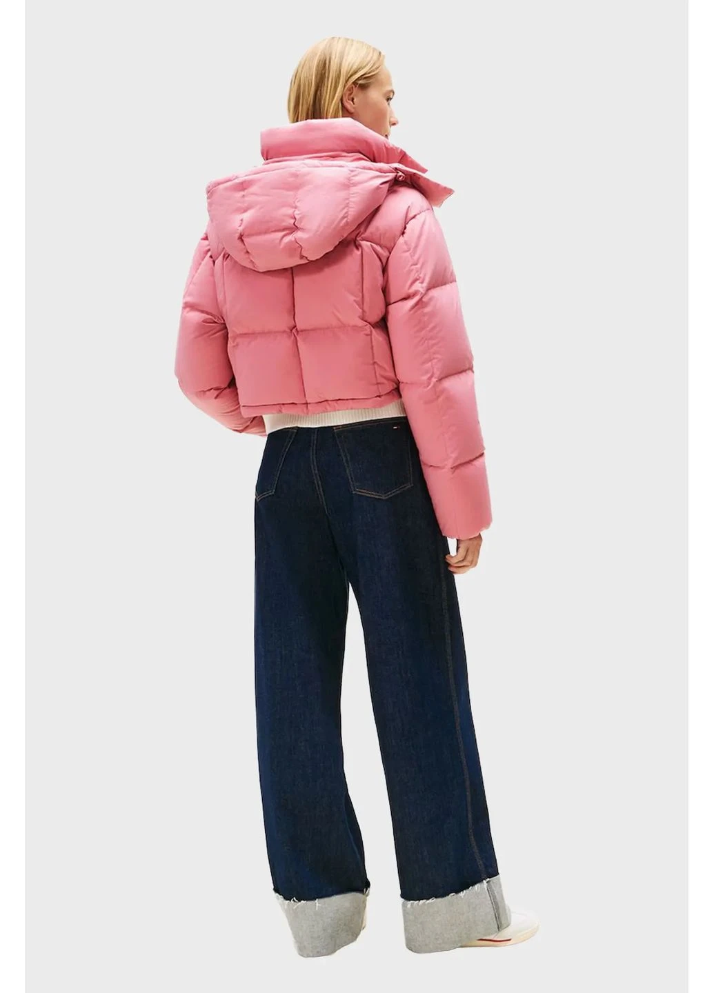 Рожевий зимній Пуховик Tommy Jeans