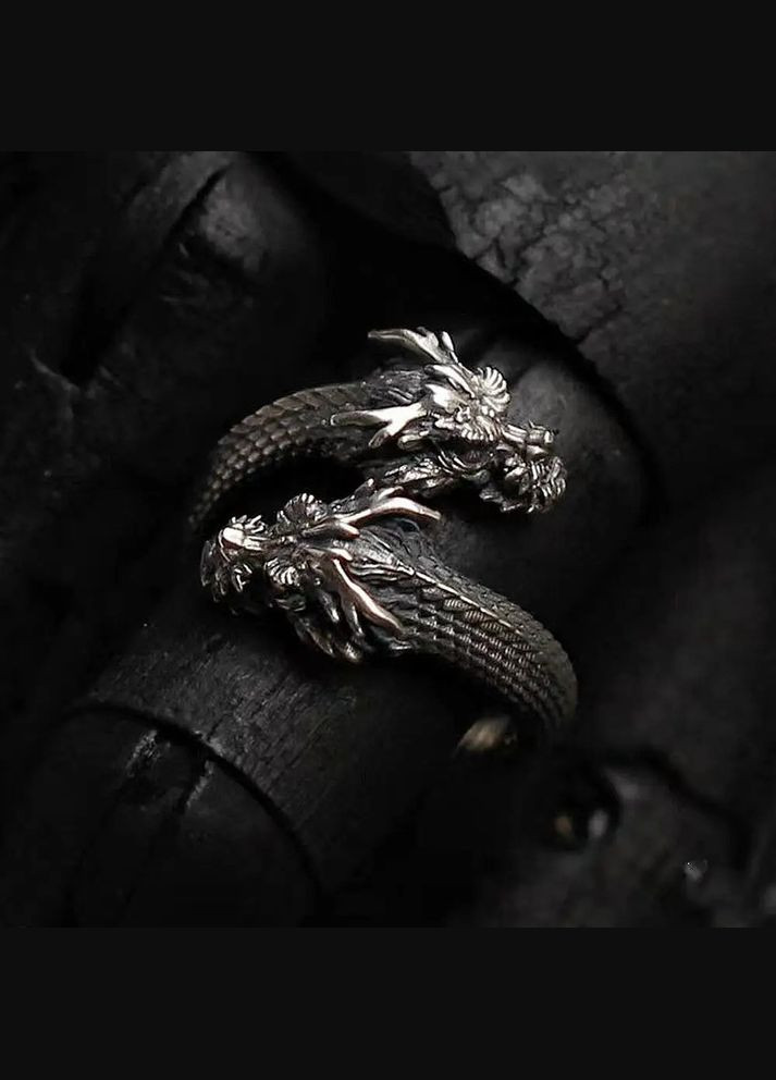 Каблучка дракон перстень у вигляді Стародавнього дракона Firt сріблястий р регульований Fashion Jewelry (285814500)