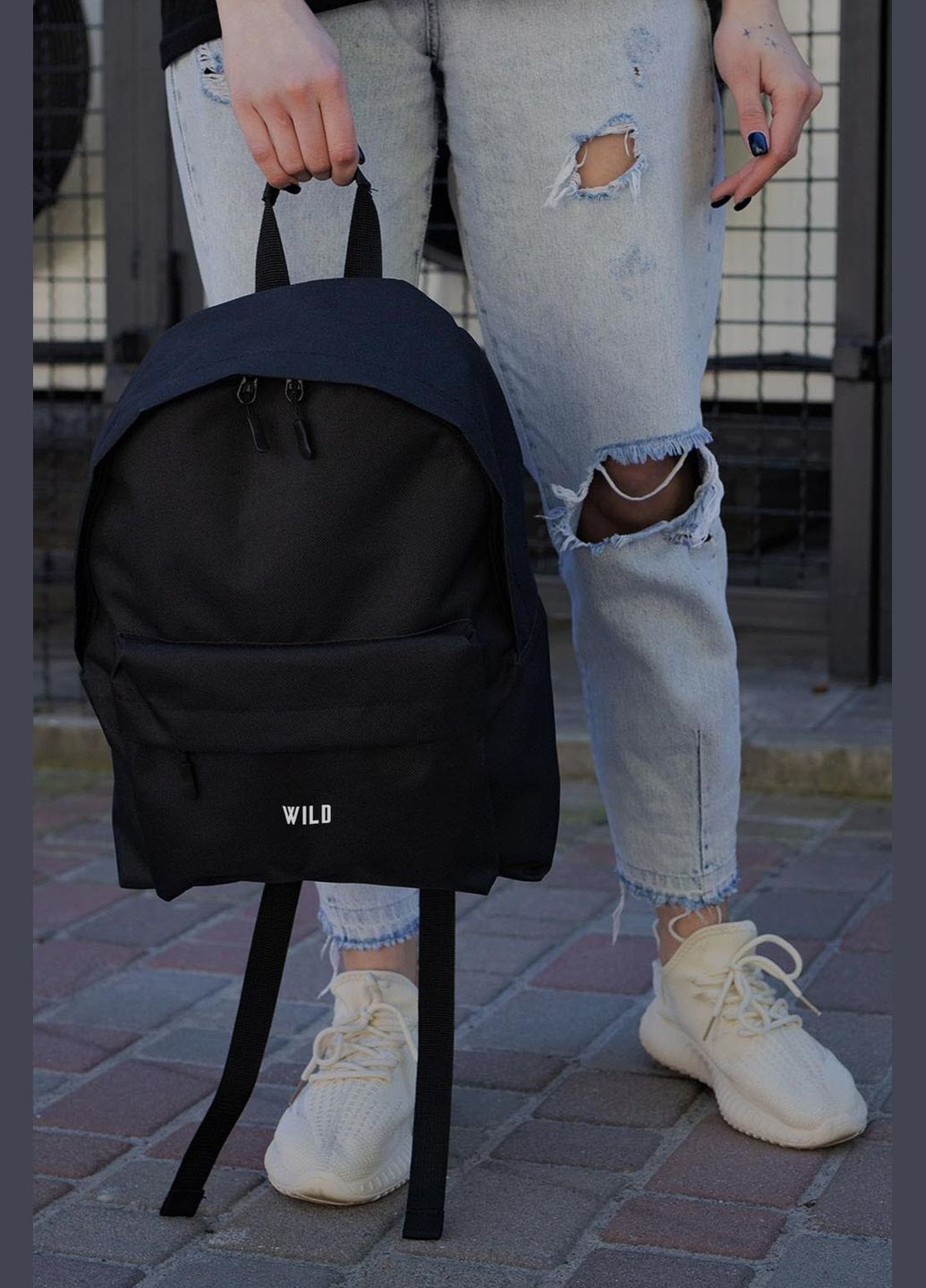 Жіночий Повсякденний Рюкзак Шкільний Compact З Принтом Wild Without (345565094)