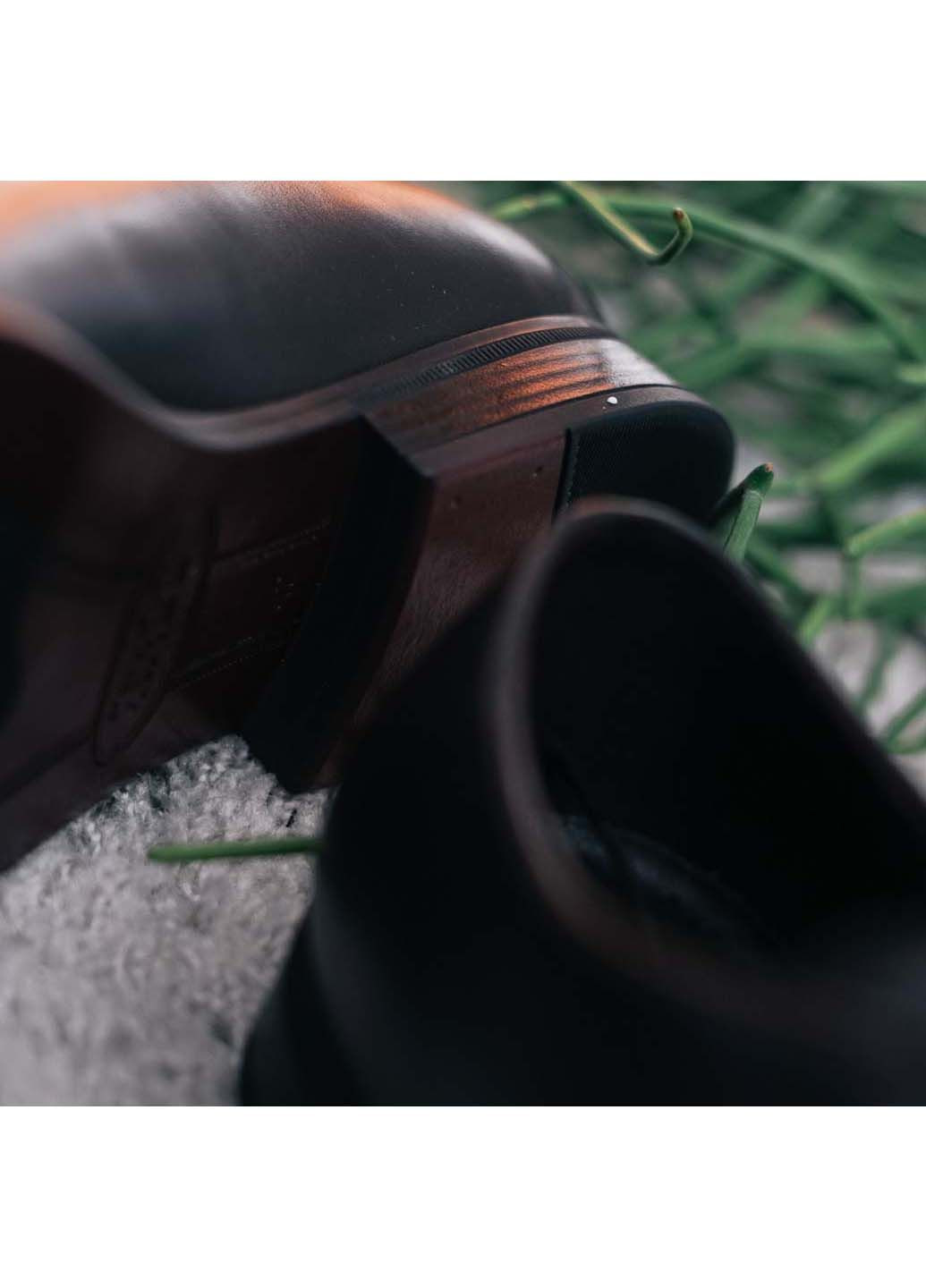 Черные кэжуал туфли Ikos на шнурках