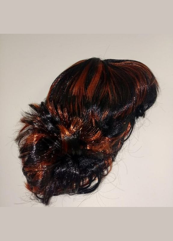 Парик каскад коричнево-черный маскарад косплей вечеринка фотосессия+подарок No Brand (342384788)