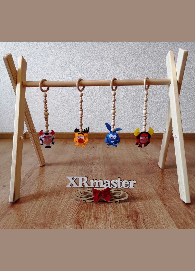 Мобіль дитячий, підлоговий, Бебі Джим + комплект підвісок Смішні герої No Brand (316257143)