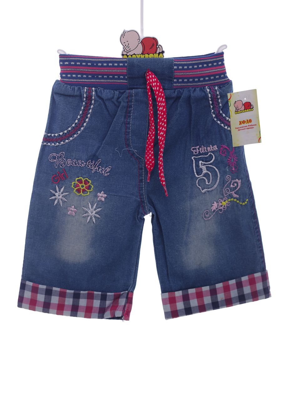 Бриджі джинсові для дівчинки 5 блакитний 92 см (38529) BABYKROHA (297197589)
