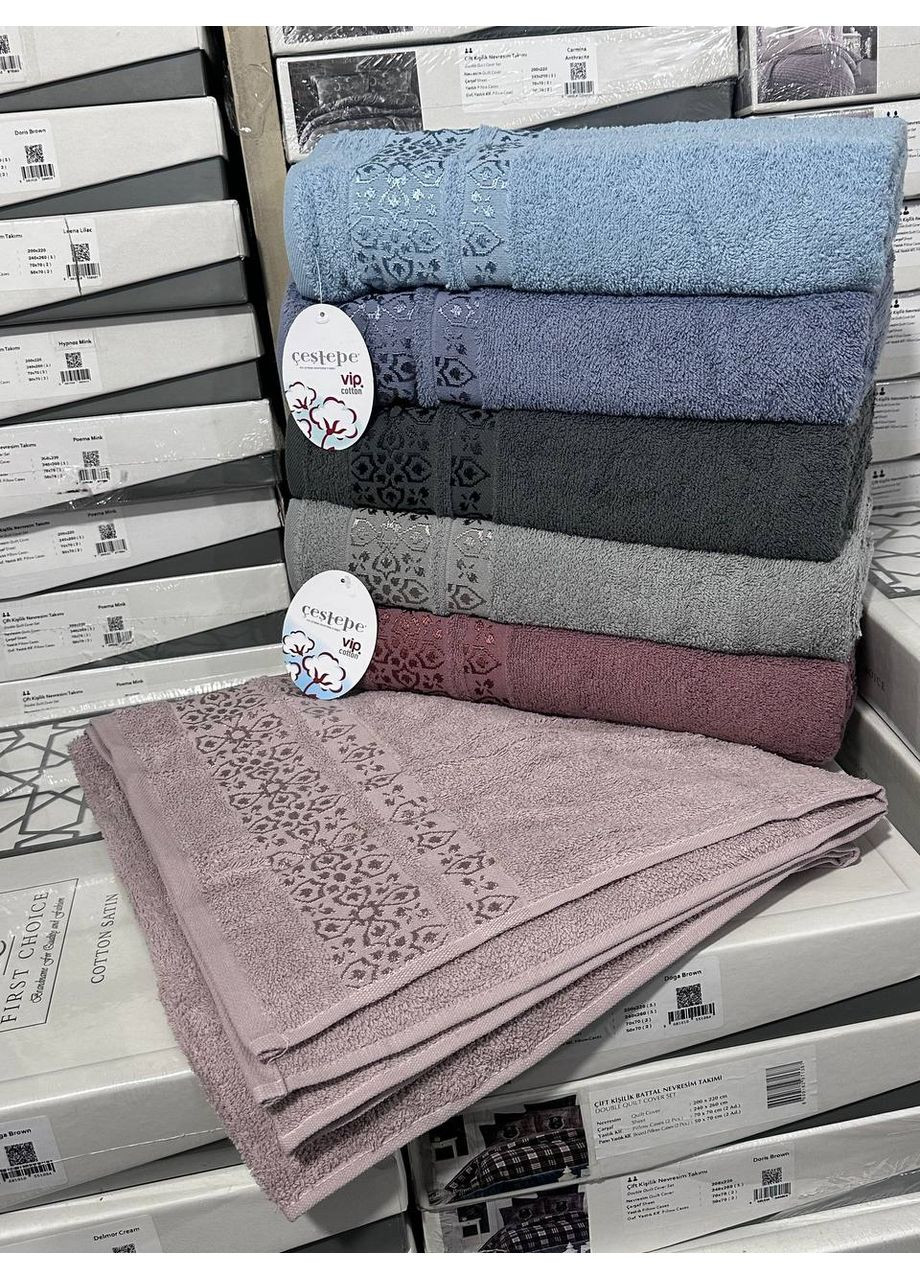 Полотенца банные 6 штук Vishnya комбинированный