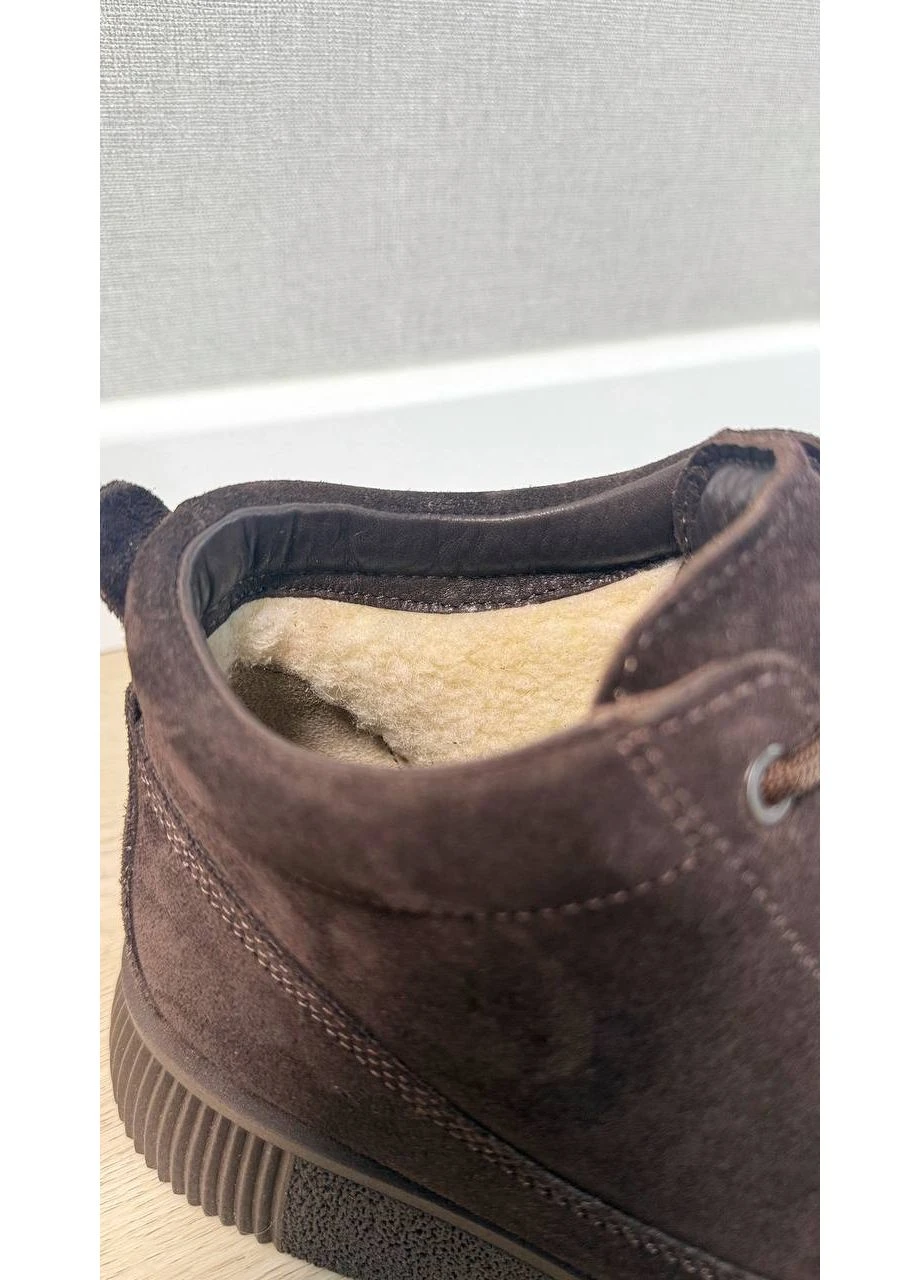 NELA • Черевики шоколадні замшеві на вовні CHARME shoes (397398529)