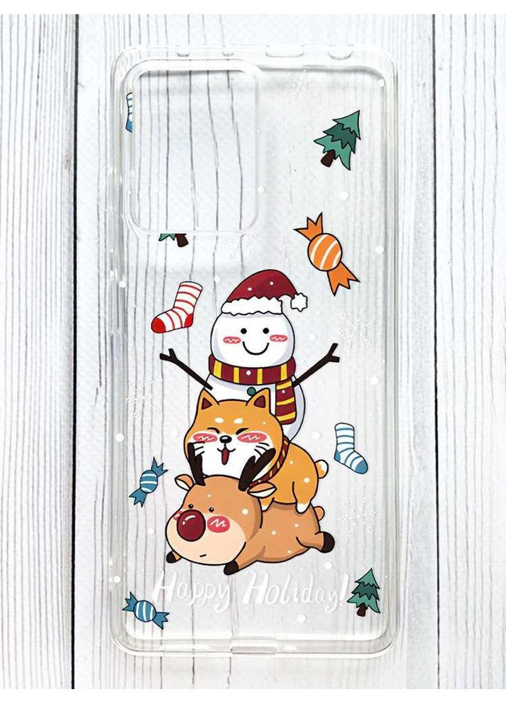 Прозорий чохол на Xiaomi Redmi Note 12 Pro 5G Зимові розваги (принт 153) Creative (362965591)